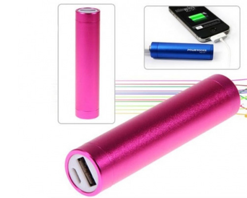 Power Bank Harici Şarj Bataryası Yuvarlak 2600 Mah