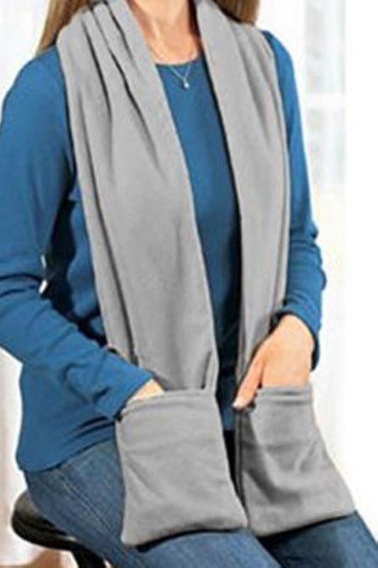 Thermal Fleece Scarf Termal Cepli Atkı