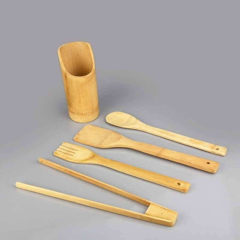 5 Parça Ahşap Kaşık Set