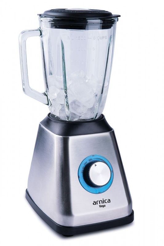 Arnica Vega Buz Kırmalı Öğütücülü Cam Kavanoz Blender
