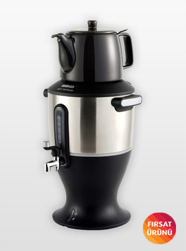 Beko Bkk 2111 Ig Dem Semaver Gri Porselen Demlikli