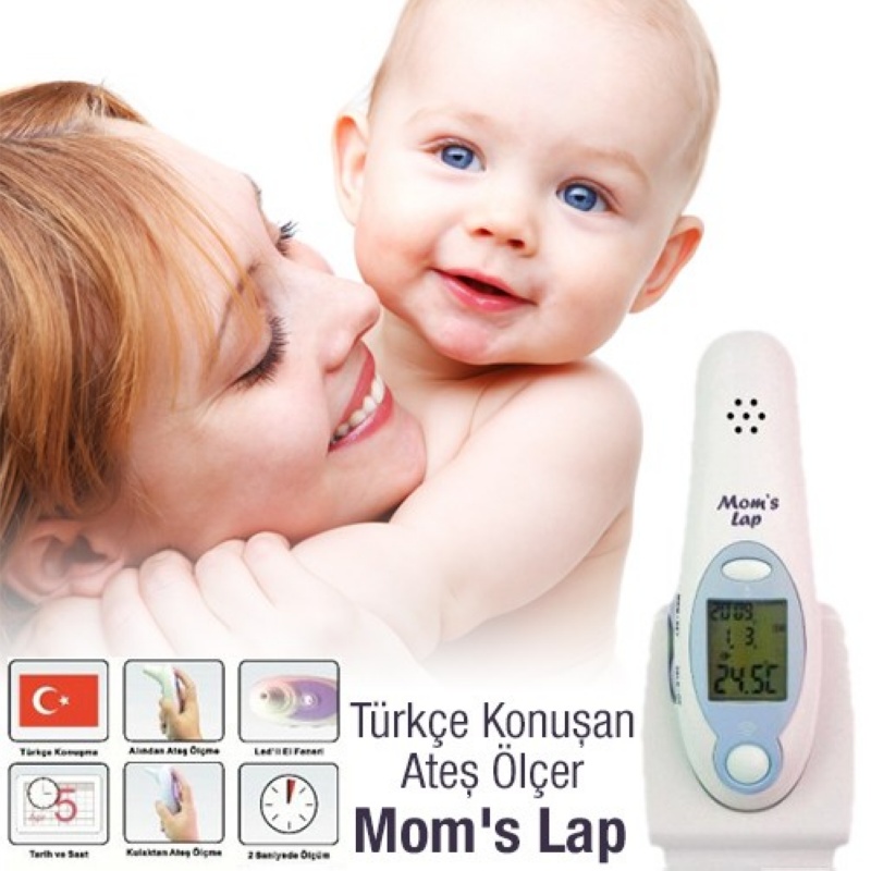 Türkçe Konuşan Ateş Ölçer Mom's Lap