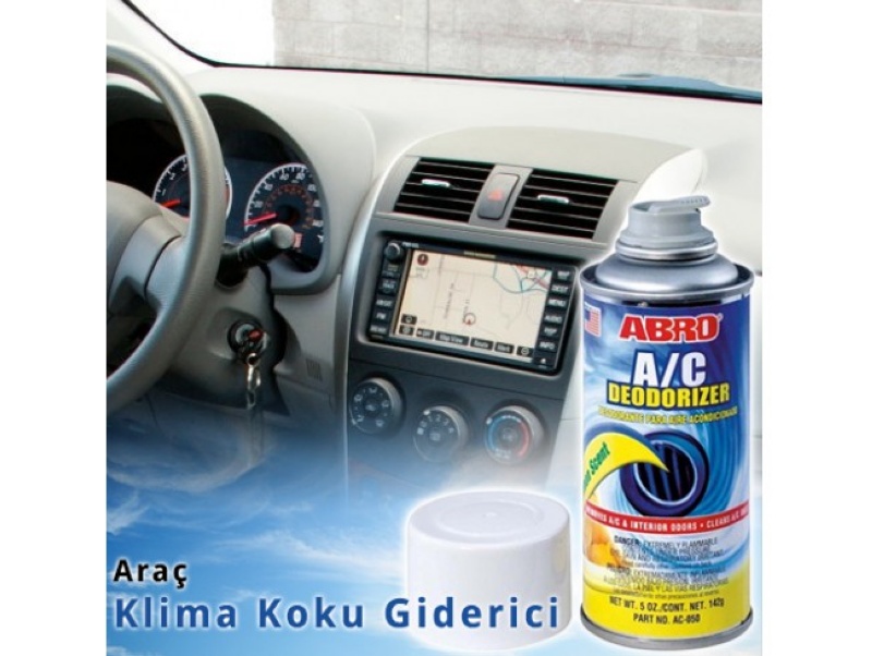 Araç Klima Koku Giderici Abro Ac Deodorizer