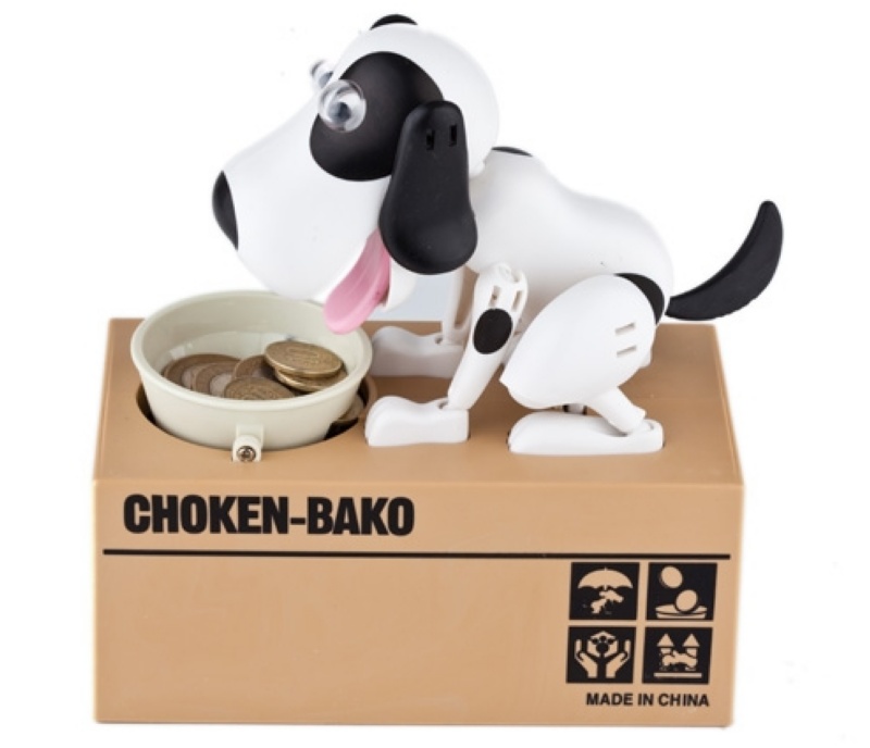 Para Yiyen Köpek Kumbara
