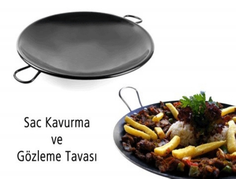 Yanmaz Yapıştırmaz Sac Kavurma Tavası