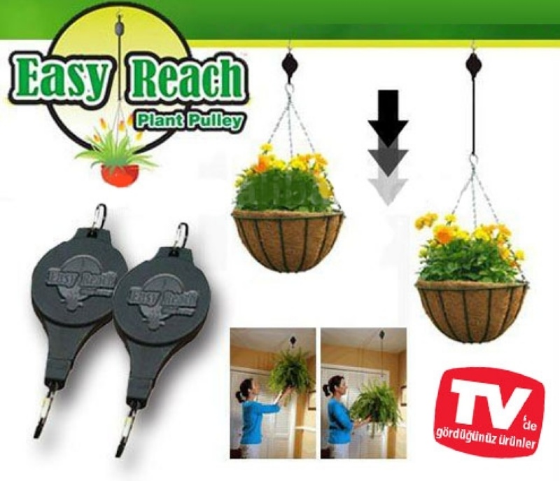 Easy Reach Otomatik Saksı Makarası 2 Adet Birden